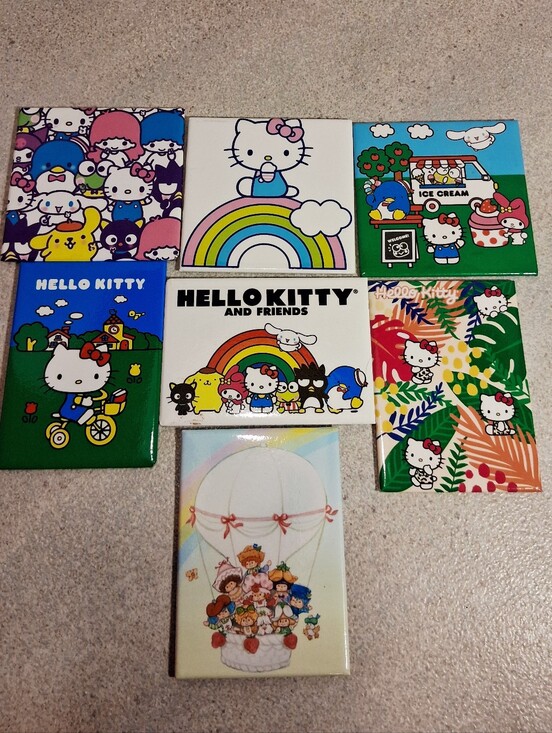 Hello Kitty Other - Sanrio Hello Kitty Magnet Lot Of 6